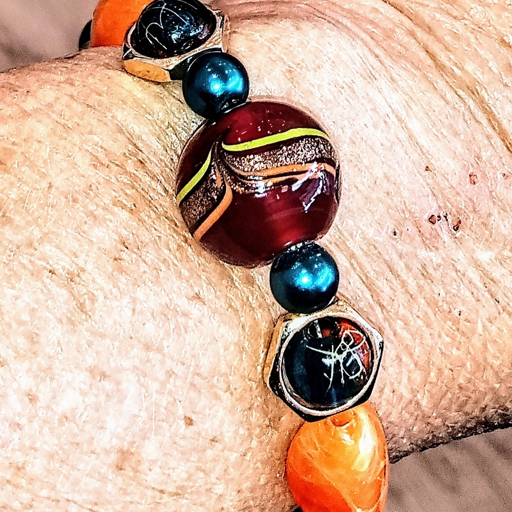 Elegant Multicolor Beaded Bracelet